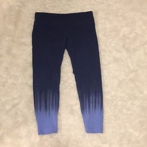 Calvin Klein ombré / water color capri tights